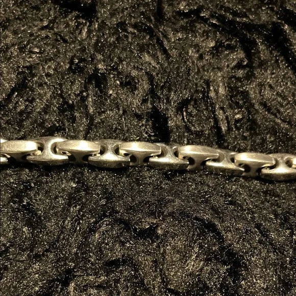Men's Silver Chain Bracelet - Picture 4 of 4